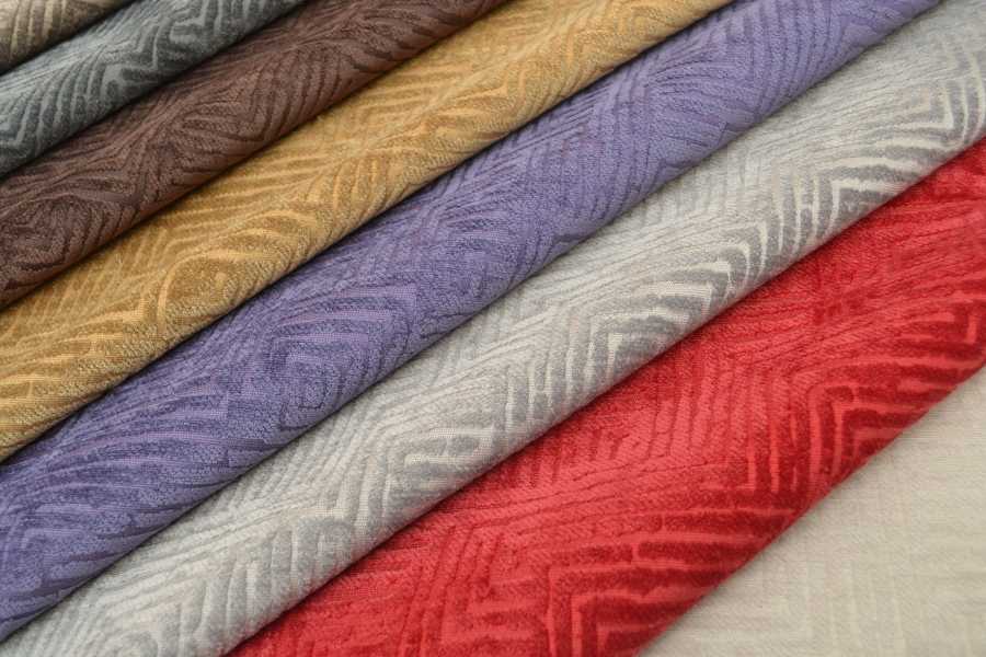 Padables range of Palermo Maze Textured Velvet Fabric