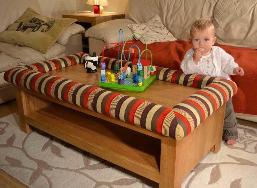 Child proof coffee sales table corners